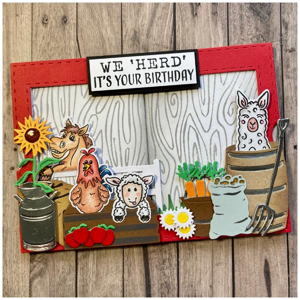 Made To Surprise Die & Stamp Set Flip and See Barn Door | Set of 2 - Image 5