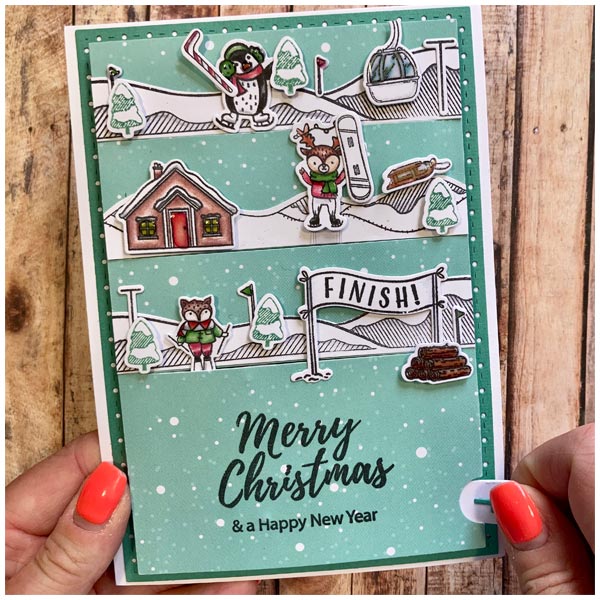 Made To Surprise Stamp & Die Set Moving Scenes Treetops Christmas | Set of 61 - Image 4