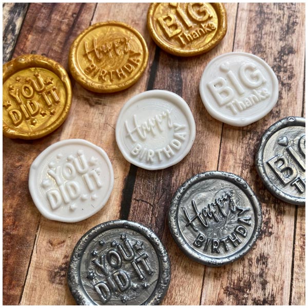 Made To Surprise Wax Seal Stamp Set Happy Mail All Occasions - Image 2
