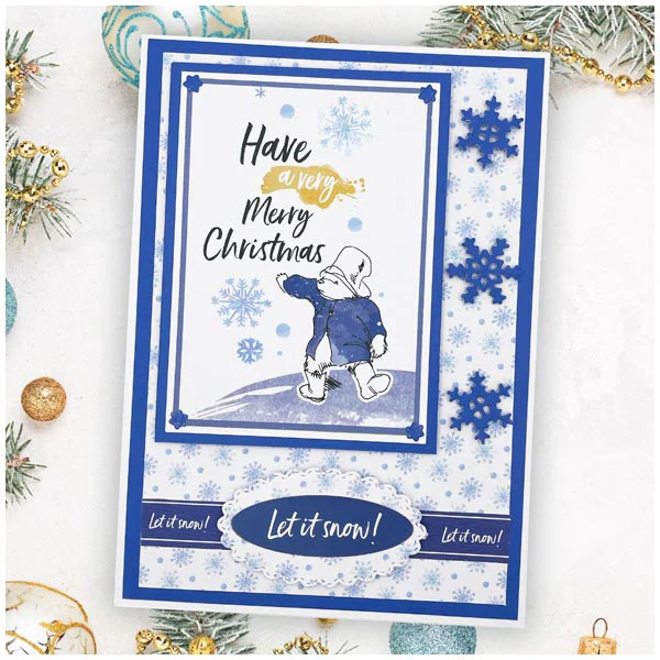 Paddington 8in x 8in Paper Pack Festive Paddington Christmas With Paddington 190gsm | 24 sheets - Image 2