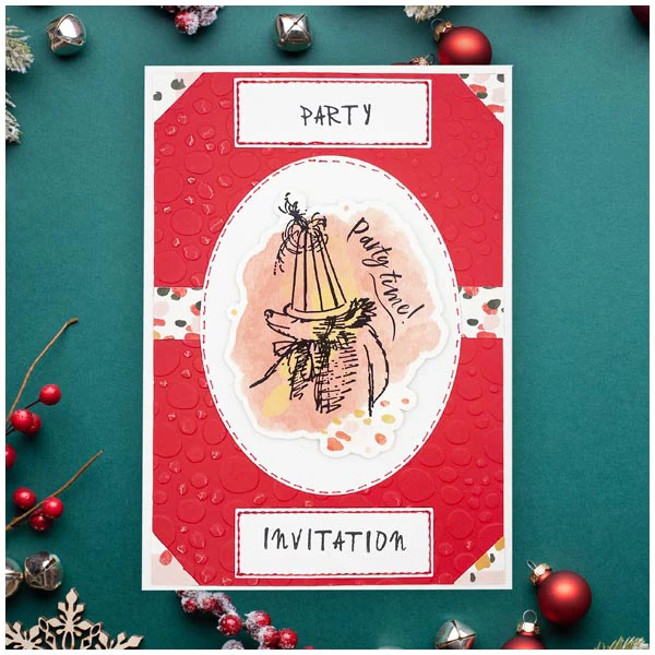 Paddington A5 Clear Stamp Festive Paddington Set of 9 | Festive Paddington Collection - Image 3