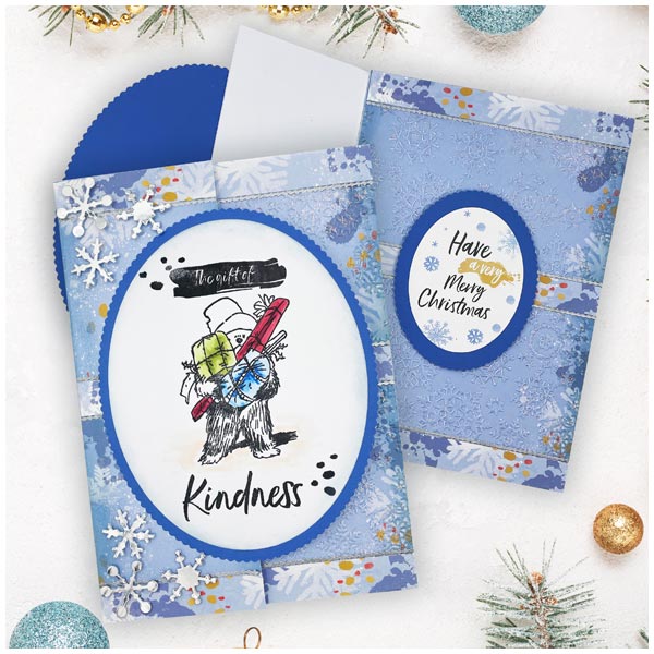Paddington A5 Clear Stamp Paddington's Christmas Set of 9 | Festive Paddington Collection - Image 2