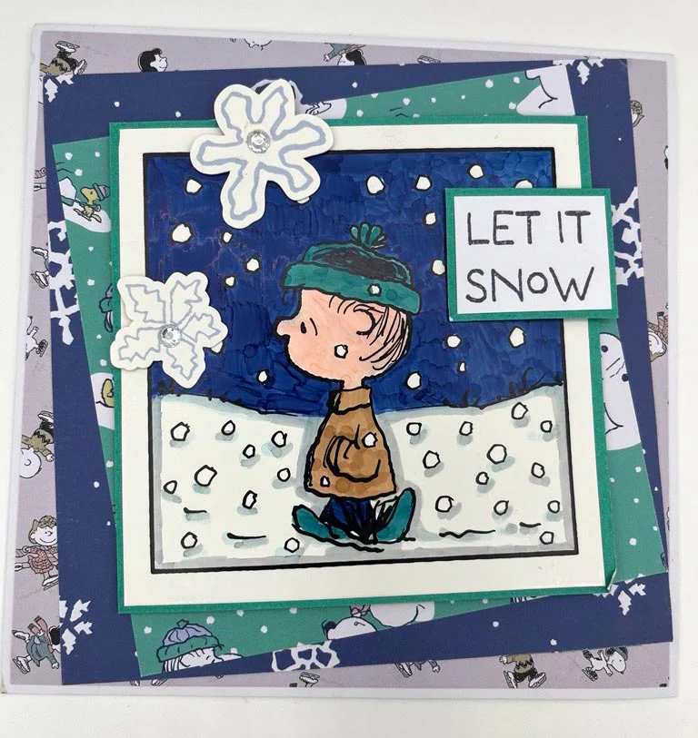 Peanuts 4''x 4'' Postcard Pack Peanuts Winter | Winter Break - Image 2
