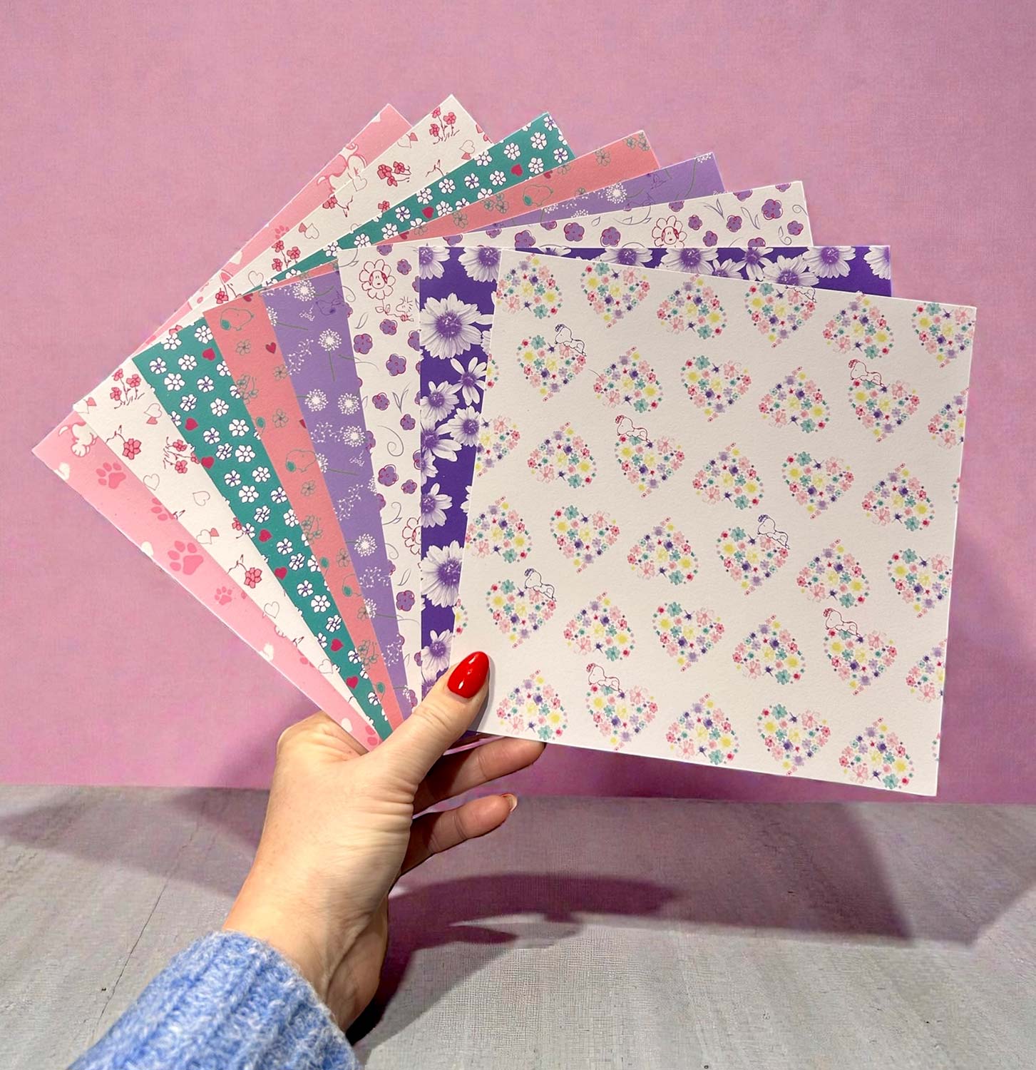 Peanuts 8 x 8 Paper Pack Bloomin' Lovely | Love Is… - Image 2