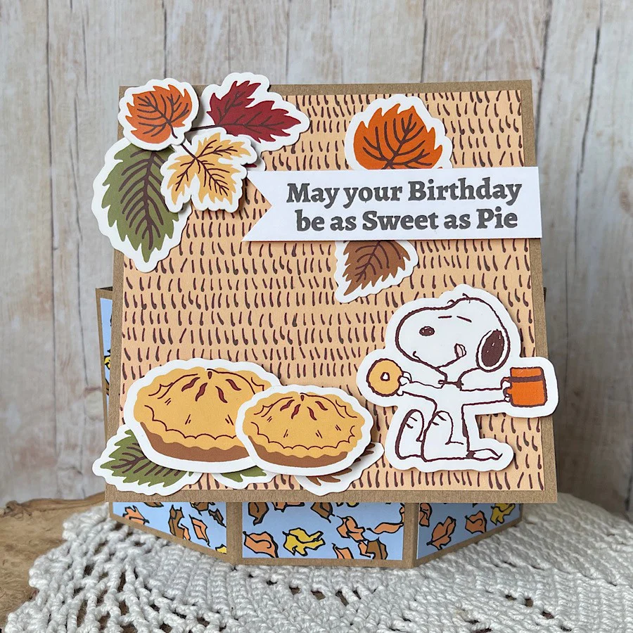 Peanuts 8 x 8 Paper Pack Fall Is Here | Chill Out & Be Thankful - Image 3