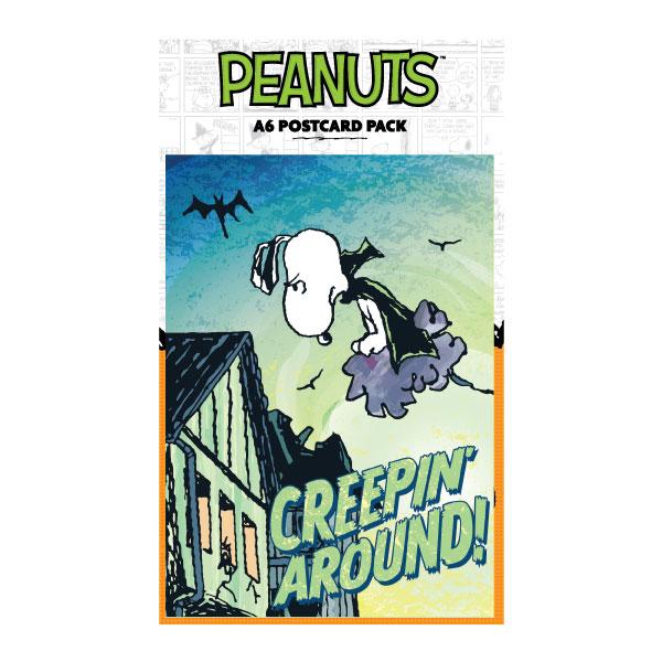 Peanuts A6 Postcard Pack Halloween Charlie Brown and Snoopy | Set of 8 - Image 3
