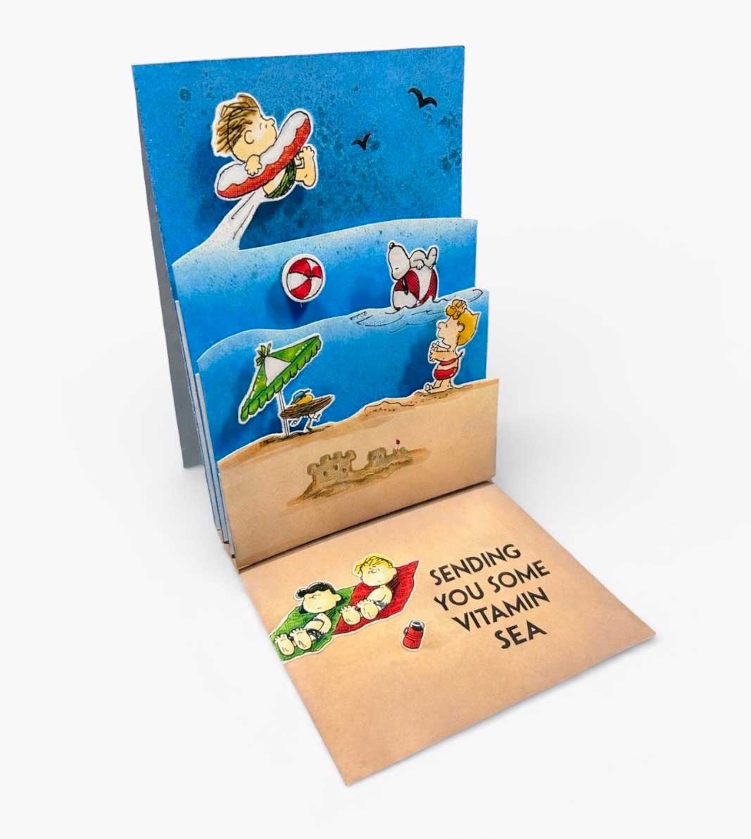 Peanuts Die and A5 Stamp Set High Tides & Good Vibes | J'adore La Plage - Image 2