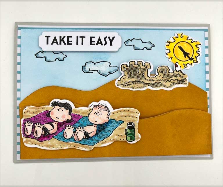 Peanuts Die and A5 Stamp Set High Tides & Good Vibes | J'adore La Plage - Image 4