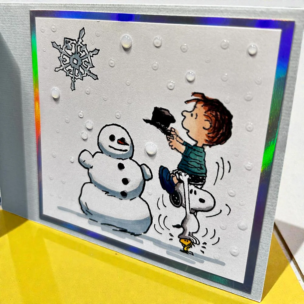 Peanuts Die and A5 Stamp Set Winter Break | Winter Break - Image 2