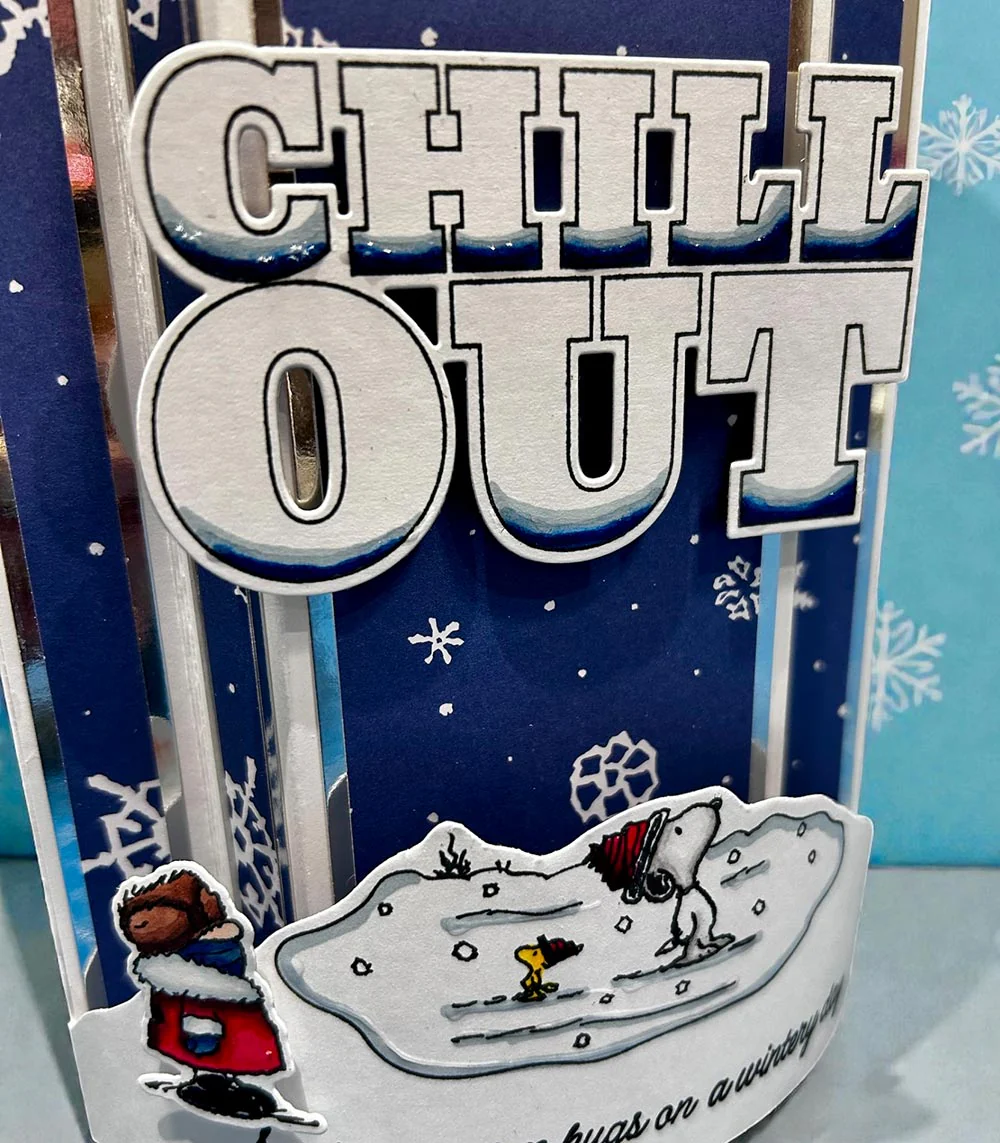 Peanuts Die and A6 Stamp Set Chill Out | Winter Break - Image 3