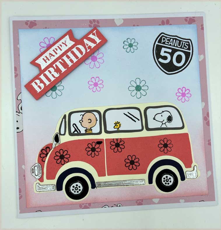 Peanuts Die and A6 Stamp Set Road Trip | J'adore La Plage - Image 2