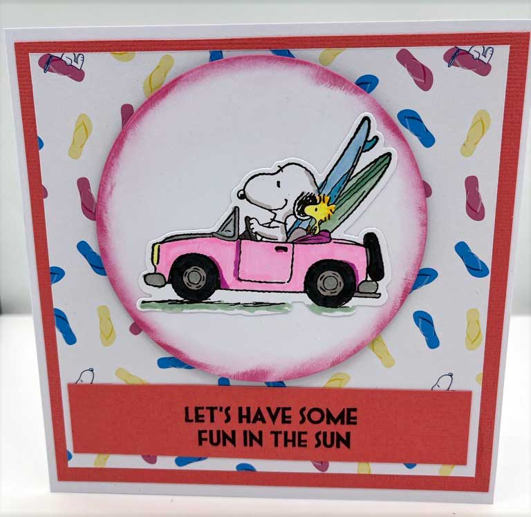 Peanuts Die and A6 Stamp Set Roll With It | J'adore La Plage - Image 2
