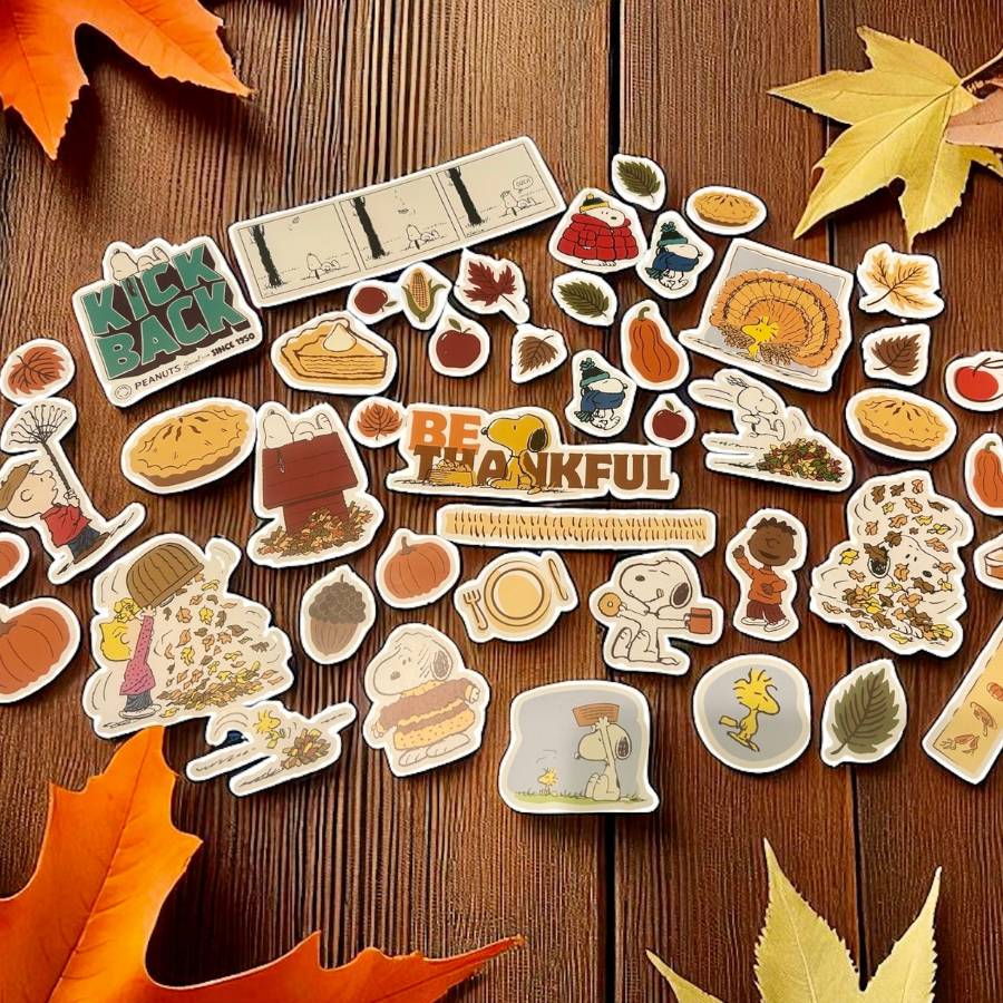 Peanuts Ephemera Pack Sweater Weather | Chill Out & Be Thankful - Image 5