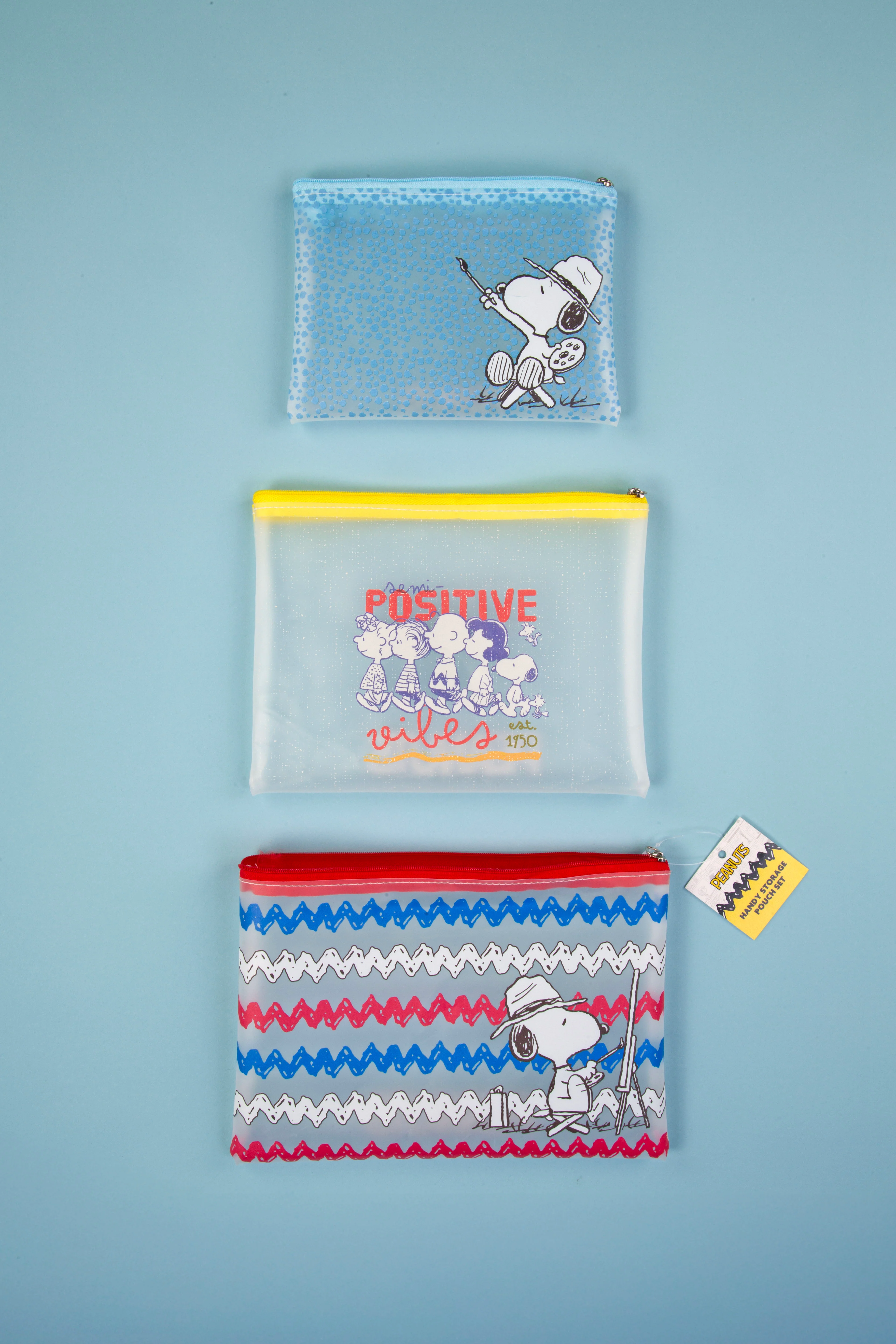Peanuts Handy Storage Pouch Set - Image 2