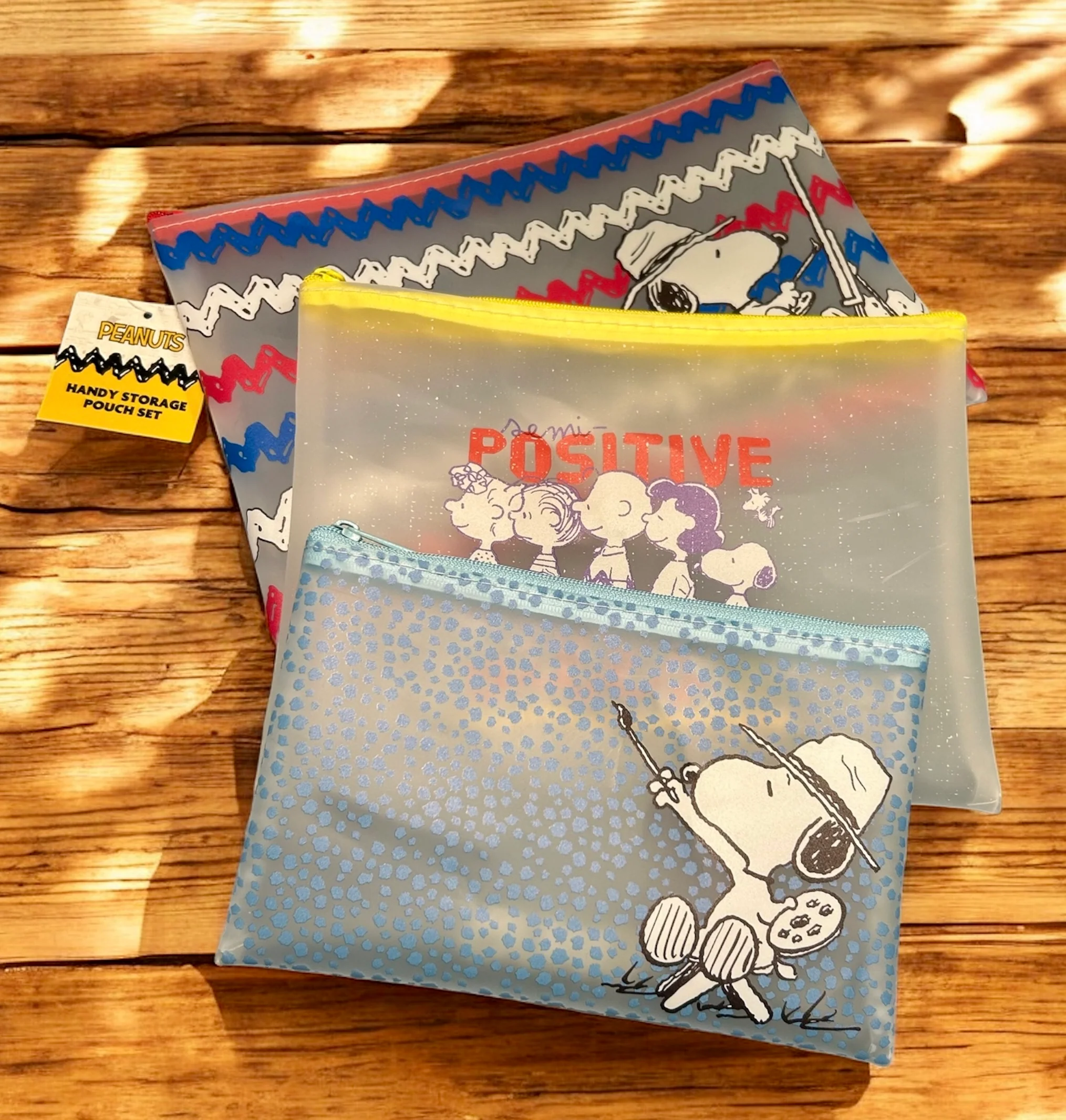 Peanuts Handy Storage Pouch Set - Image 3