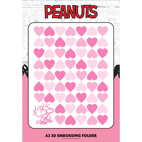 Peanuts US A2 3D Embossing Folder Snoopy's Love | Love Is…