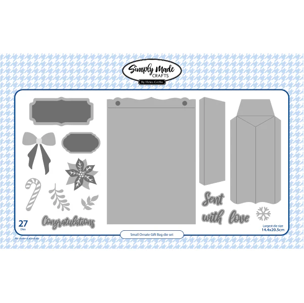 Simply Made Crafts A5 Die Set Ornate Gift Bag | Celebration Time