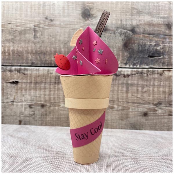 Simply Made Crafts Die Set Ice Cream Cone Gift Box Set of 14 | A Very British Summer Collection - Image 5